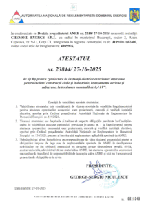 Atestat ANRE tip Bp
